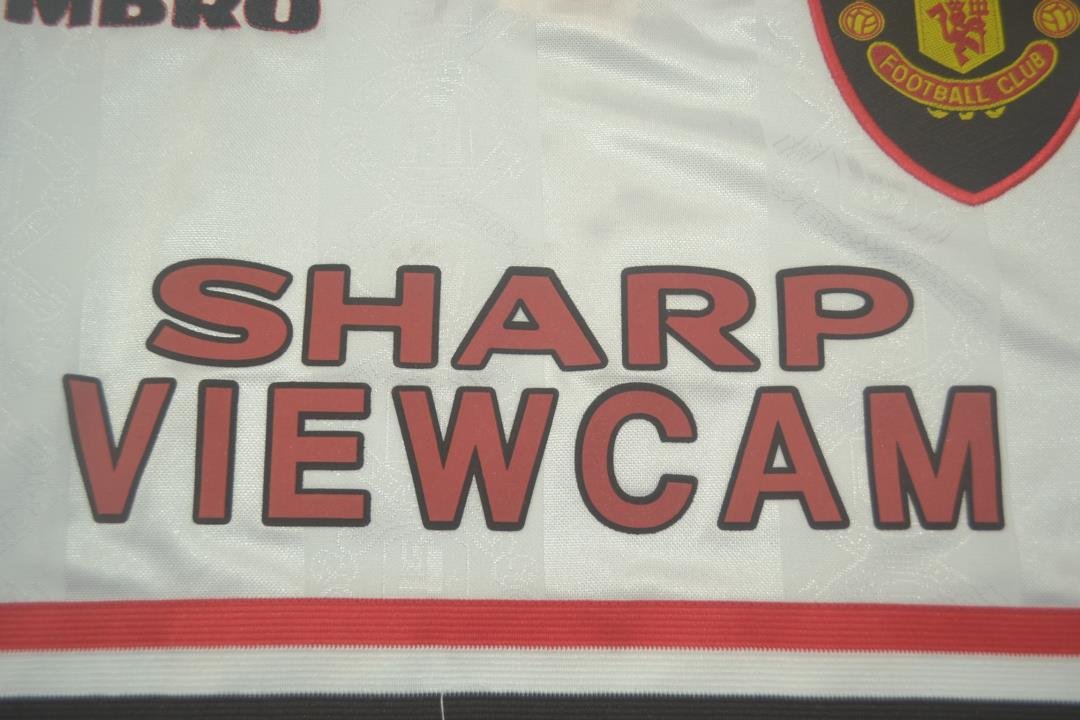 Camisa Manchester United Manga Longa 97/99 - Versão Retrô "Beckham" Nº 7 - Imagem 6