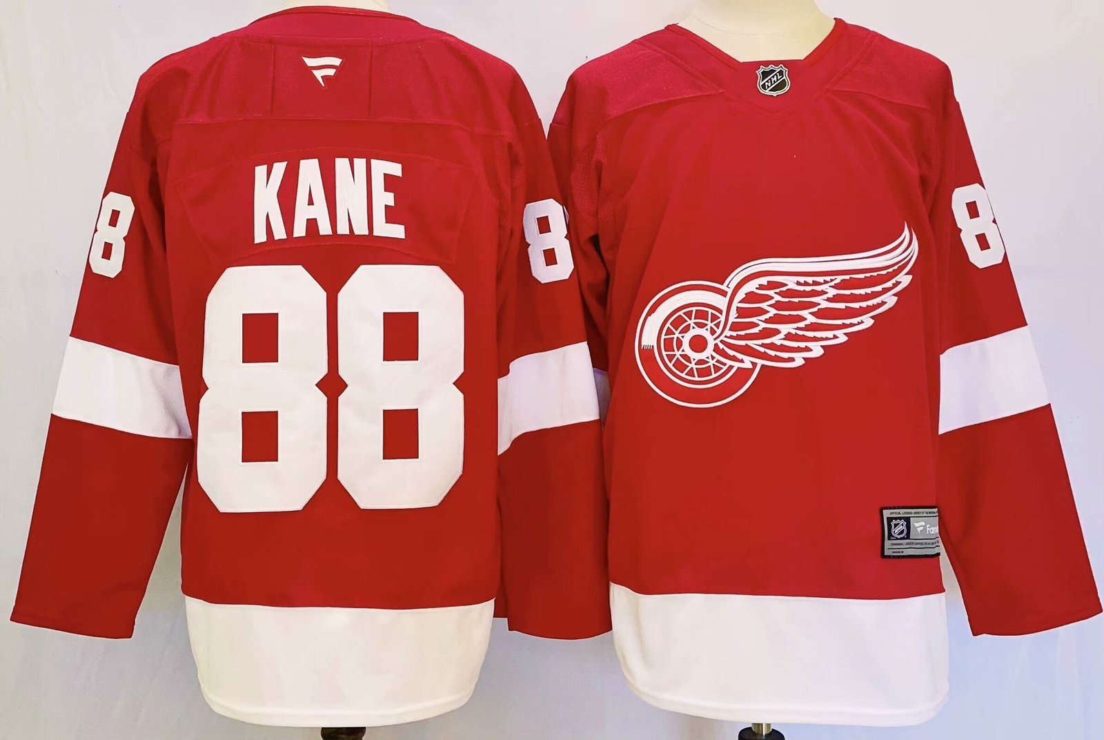 Camisa NHL Detroit Red Wings Fanatics Jersey Vermelha - Imagem 3