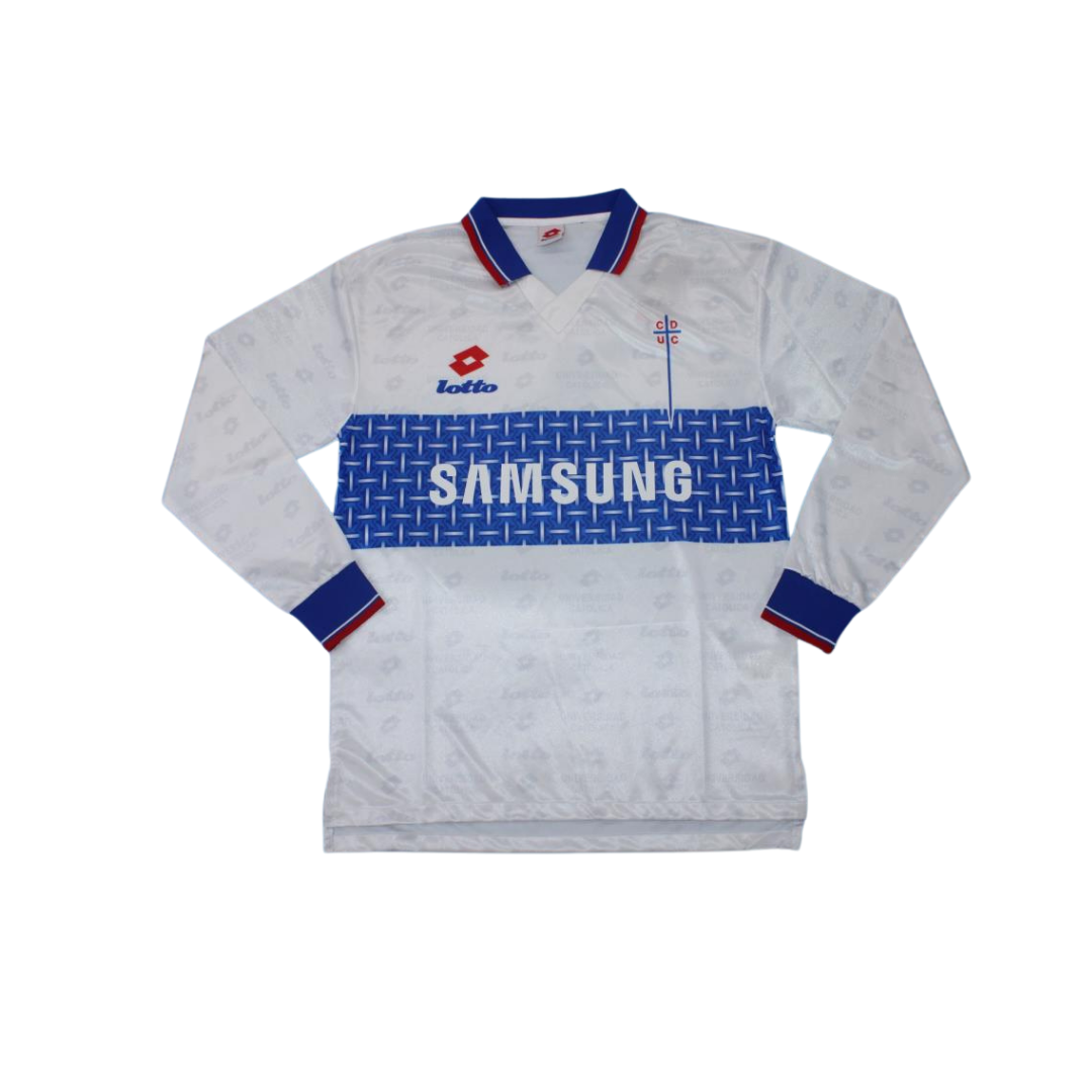 Camisa Universidad Catolica Manga Longa Home 1996 - Versão Retrô