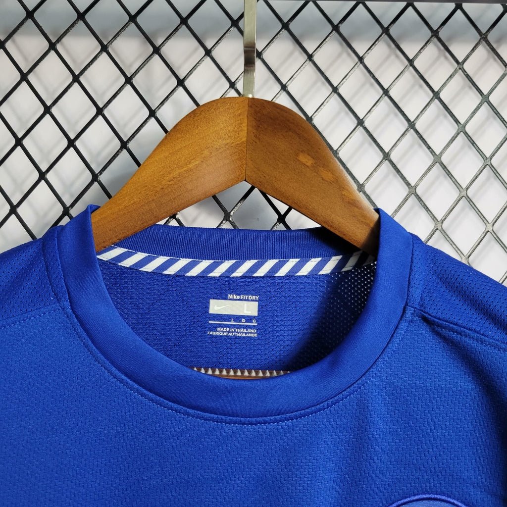 Camisa Retrô Manchester United 2007/08 Masculino Azul - Imagem 9
