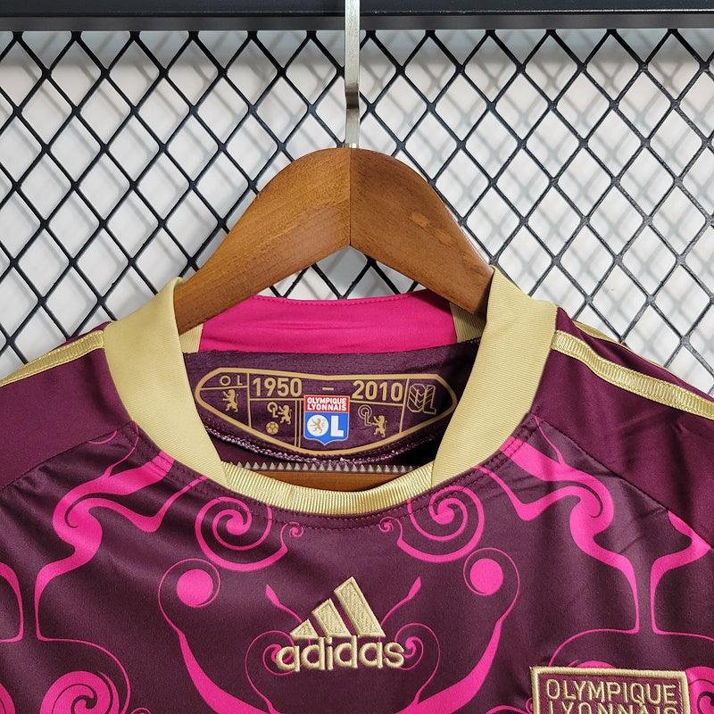 Camisa Retrô Lyon 2010/11 Masculino Rosa - Imagem 5