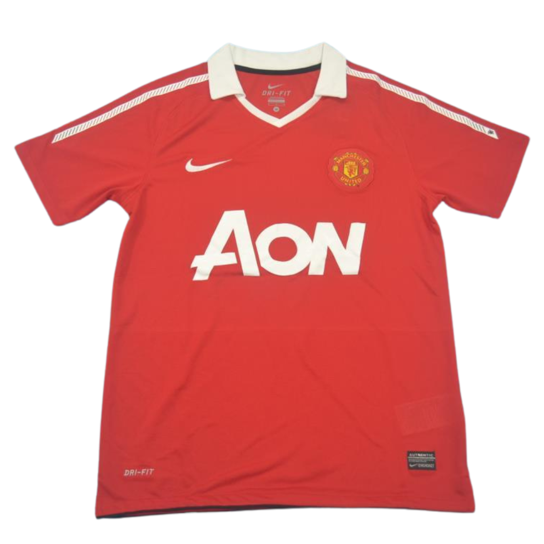 Camisa Manchester United Home 10/11 - Versão Retrô