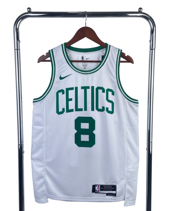 Regata NBA Boston Celtics Authentic Porzingis 8 - Branca