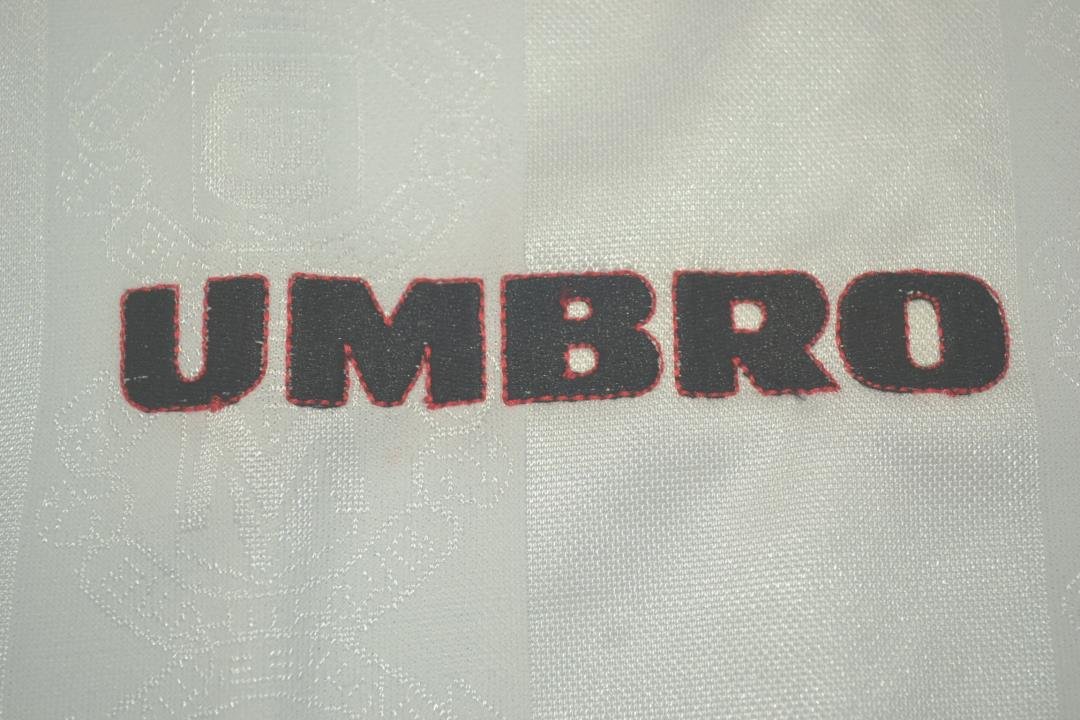 Camisa Manchester United Manga Longa 97/99 - Versão Retrô "Beckham" Nº 7 - Imagem 5