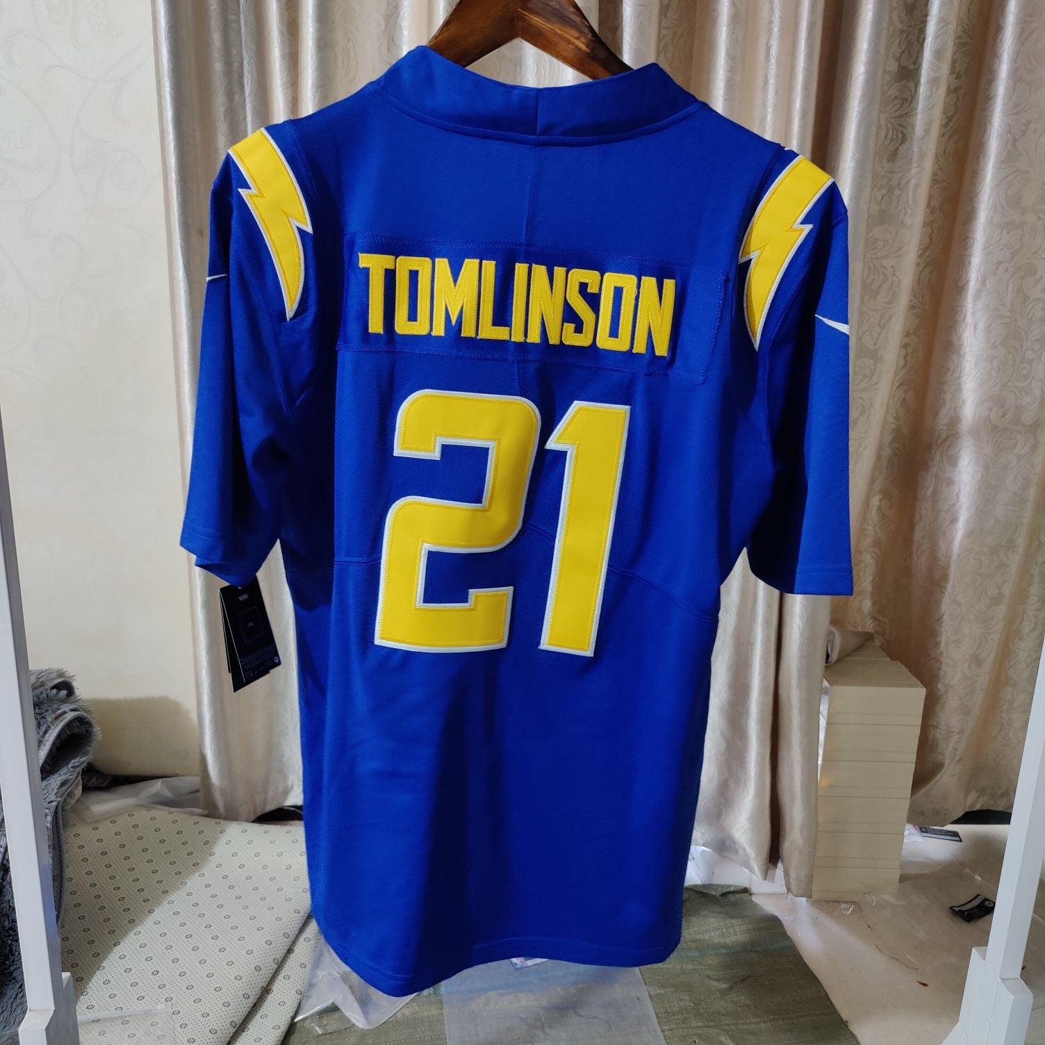 Camisa NFL Los Angeles Chargers Vapor Limited Jersey Azul - Imagem 6