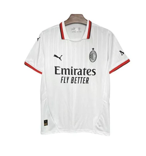 Camisa AC Milan Away 24/25 - Torcedor Masculino - Branco