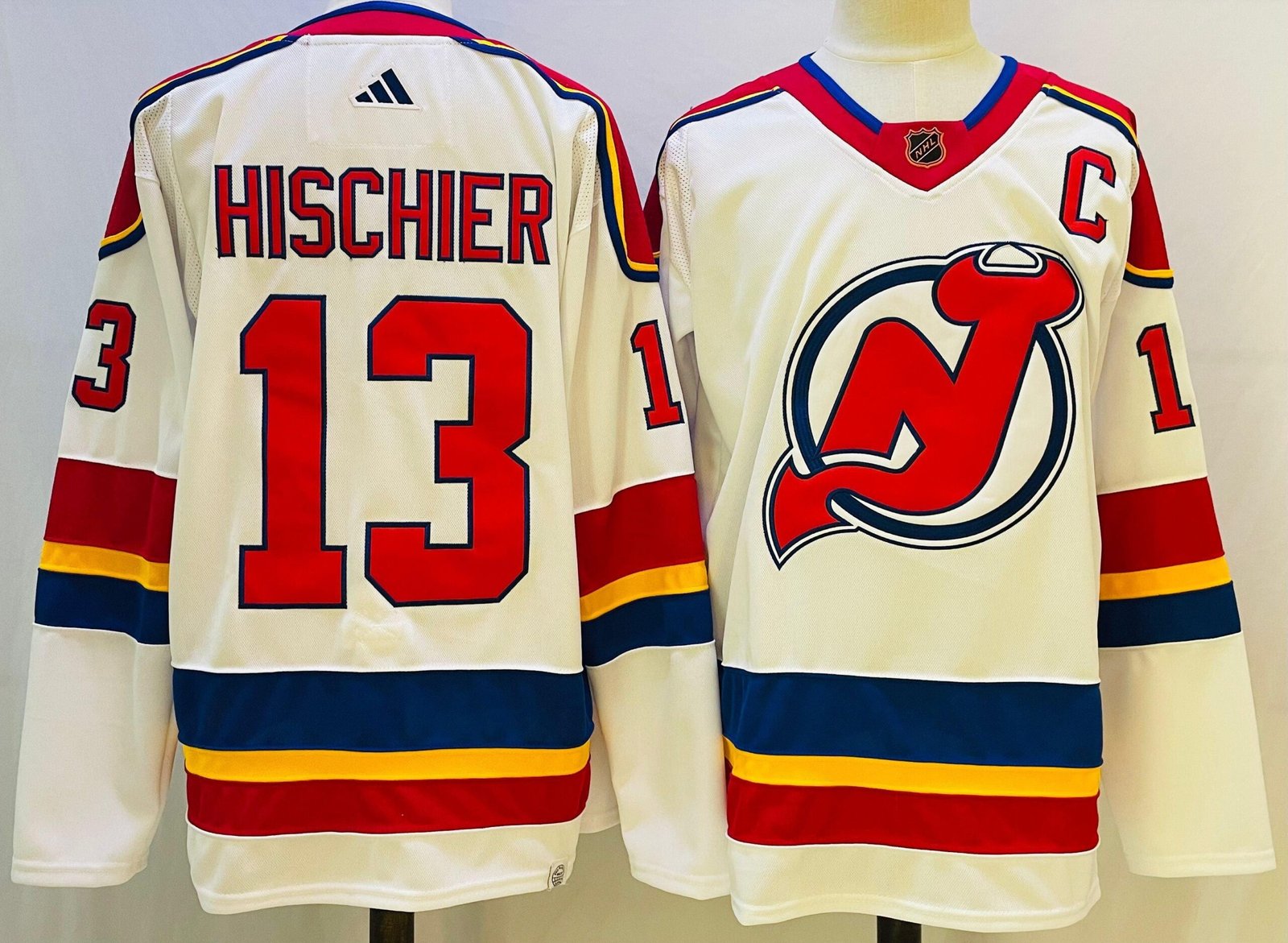 Camisa NHL New Jersey Devils Reverse Retrô 2.0 Jersey Branca - Imagem 2