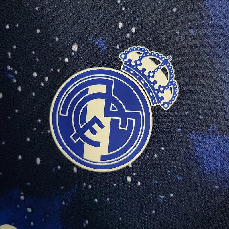 Camisa Real Madrid Especial 2018/19 Retrô - Azul Galáxia - Imagem 4