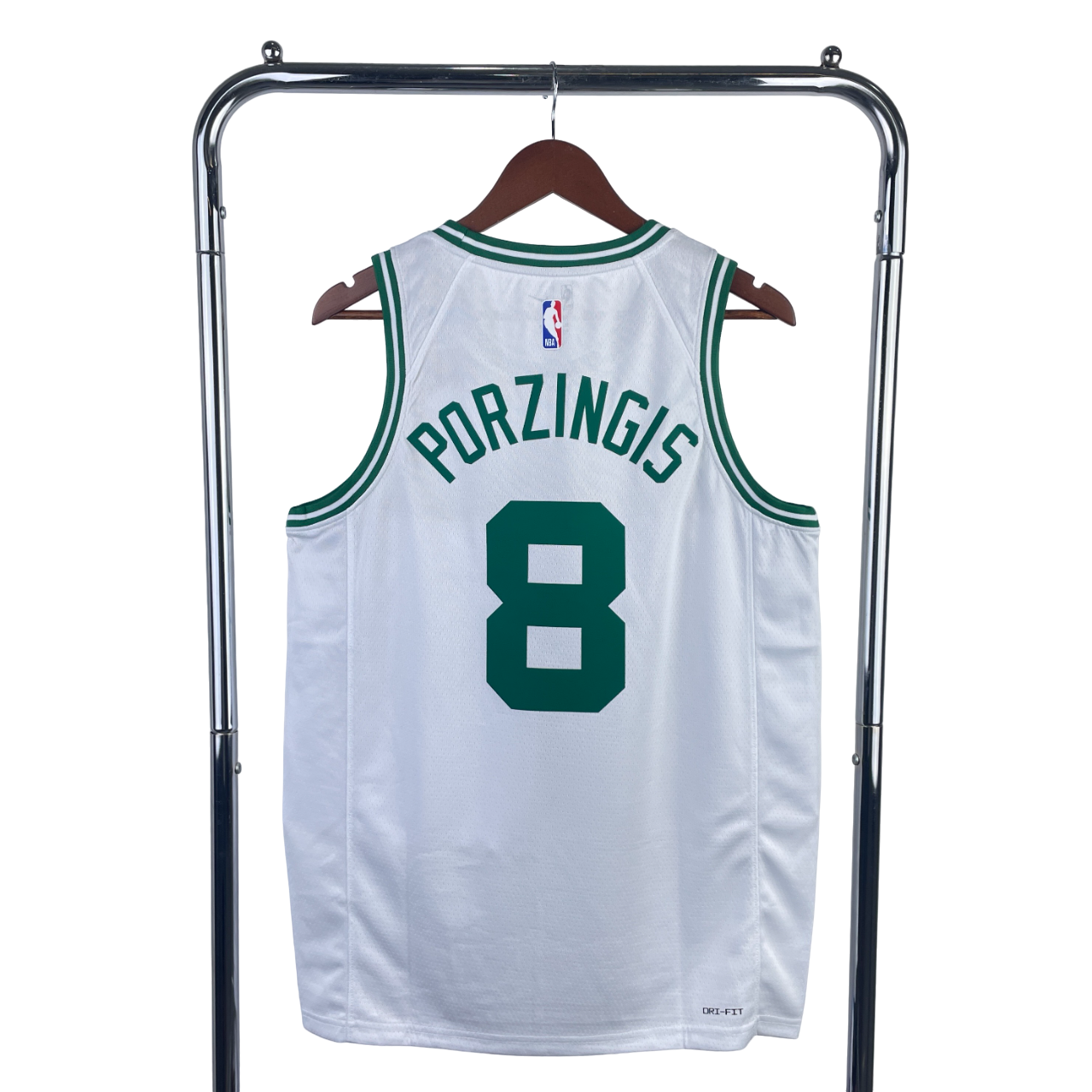 Regata NBA Boston Celtics Authentic Porzingis 8 - Branca - Imagem 2