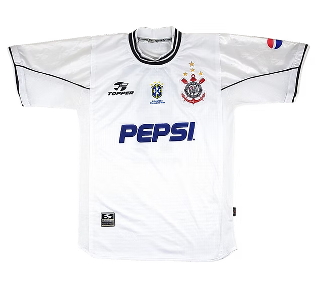 Camisa Corinthians Home 2000 - Versão Retrô