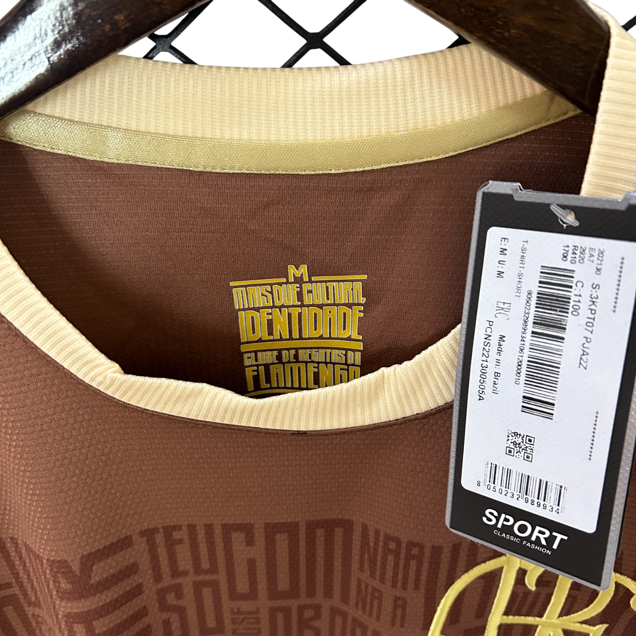 Camisa Flamengo Edição Especial 24/25 Masculina - Marrom - Imagem 2
