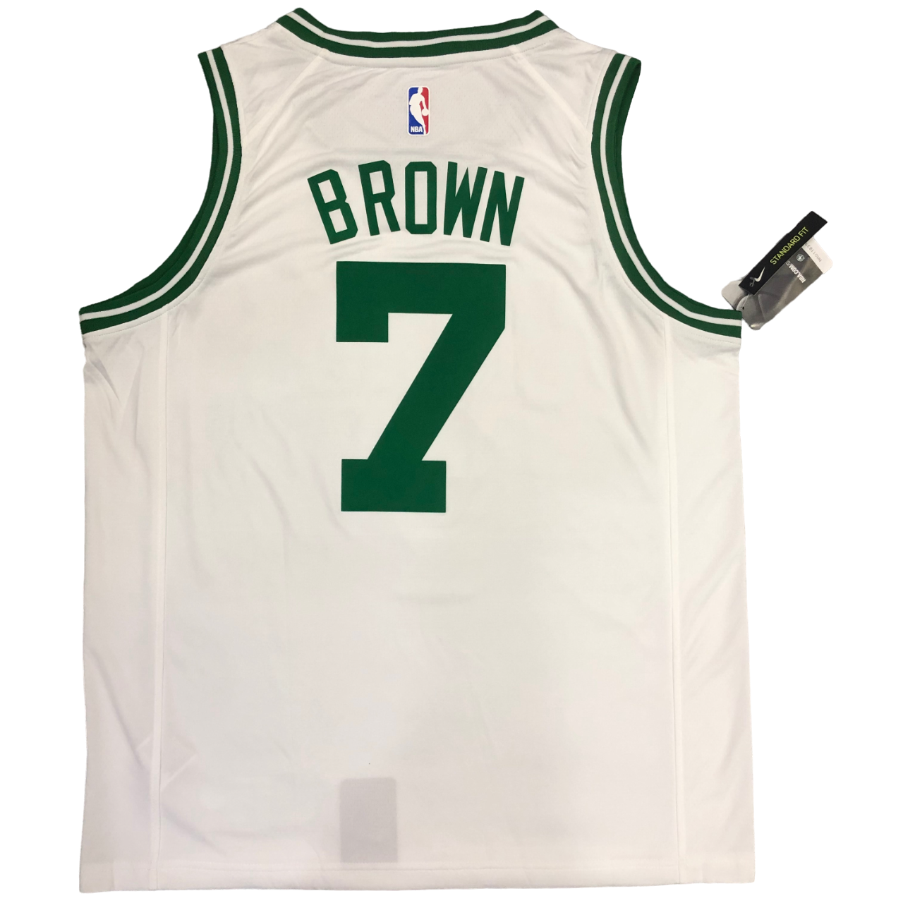 Regata NBA Boston Celtics Retrô Authentic Brown 7 - Branca - Imagem 2