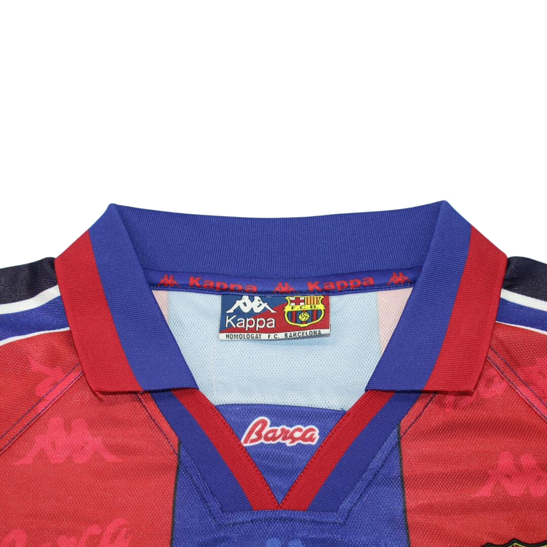 Camisa Retrô Barcelona Home 96/97 "Puyol" N°.28 - Imagem 11
