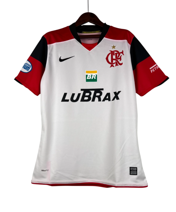 Camisa Flamengo lI Retro 2008/09 - Branca e Vermelha