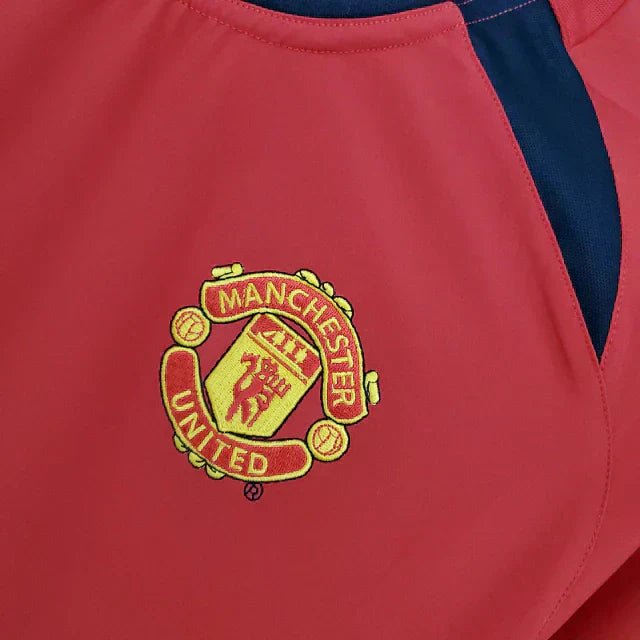 Camisa Retrô Manchester United 2002/03 Masculino Vermelho - Imagem 4