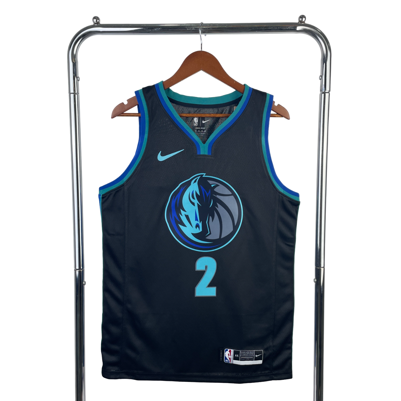 Regata NBA Dallas Mavericks City Edition Authentic Irving 2 - Preta