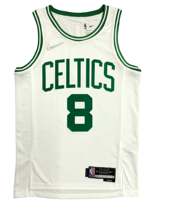 Regata NBA Boston Celtics 75 Anniversary Authentic Walker 8 - Branca
