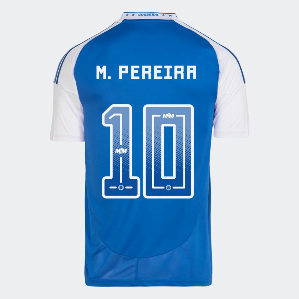 Camisa Cruzeiro 2025/26 I - M. PEREIRA Nº 10