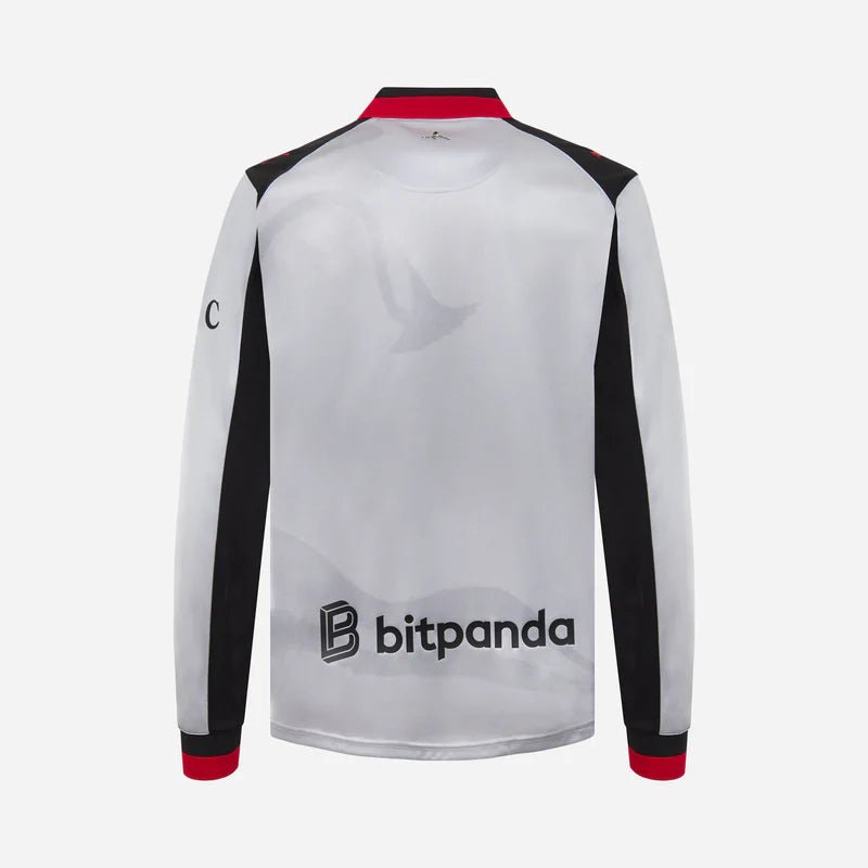 Camisa x Slam Jam AC Milan 2024/25 IIII Branca - Edição Limitada Manga Longa - Imagem 3