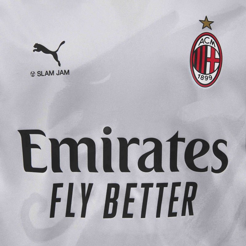 Camisa x Slam Jam AC Milan 2024/25 IIII Branca - Edição Limitada Manga Longa - Imagem 5