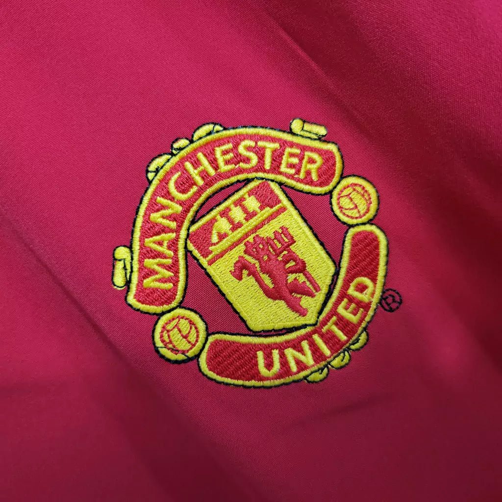 Camisa Retrô Manchester United Manga Longa 2004/06 Masculino Vermelho - Imagem 4