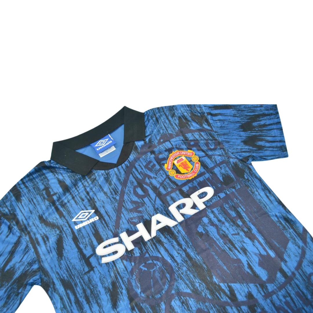 Camisa Manchester United Away 92/93 - Versão Retrô "Cantona" Nº 7 - Imagem 3