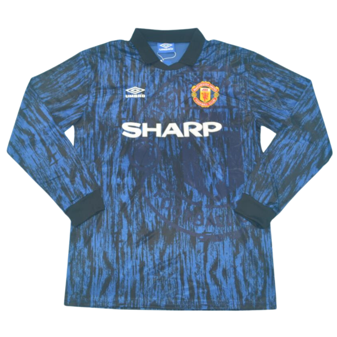 Camisa Manchester United Manga Longa 92/93 - Versão Retrô "Giggs" Nº 11 - Imagem 2