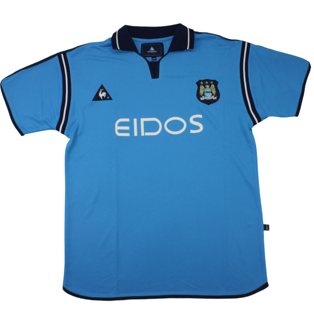 Camisa Manchester City Home 01/02 - Versão Retrô "Haaland" Nº 15 - Imagem 8