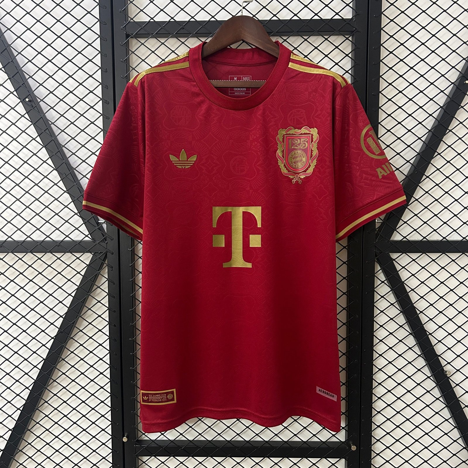 Camisa Bayern Munich Edição 125º aniversário 25/26 - Masculina - Vermelha - Imagem 2