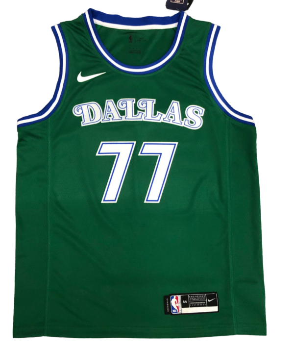 Regata NBA Dallas Mavericks Authentic Doncic 77 - Verde