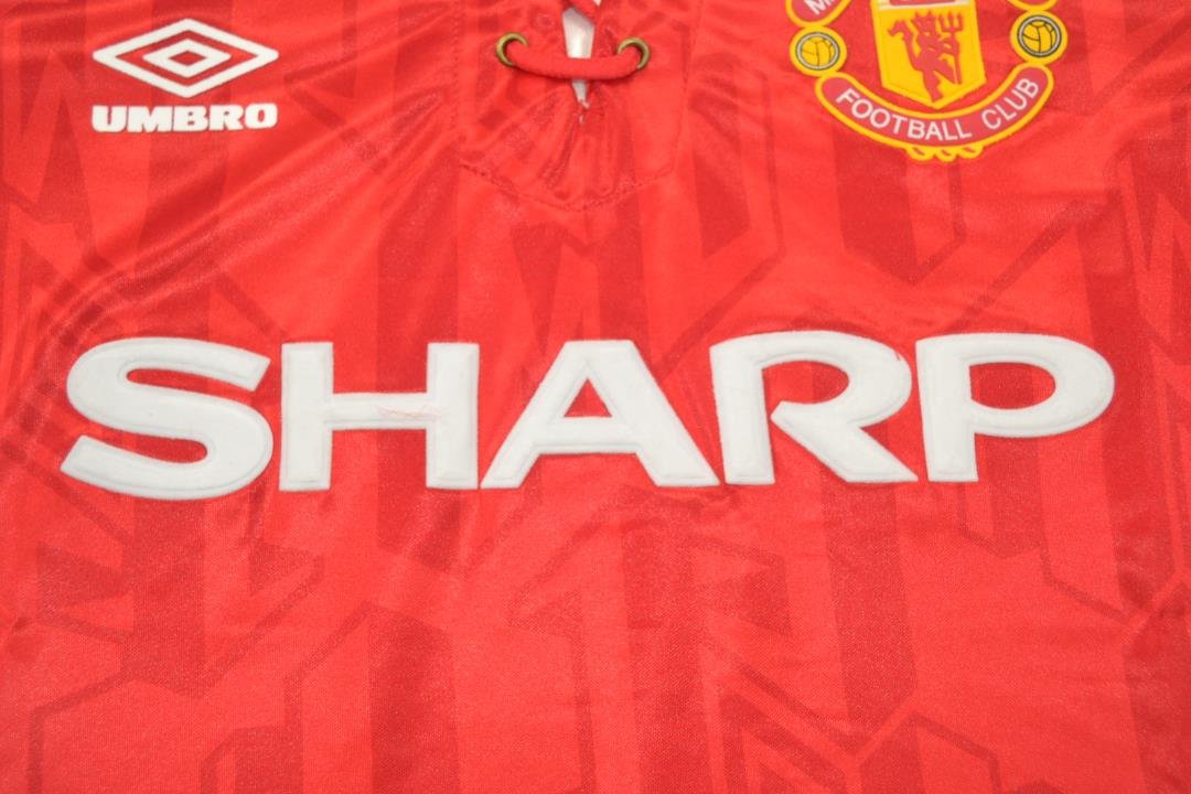 Camisa Manchester United Home 92/94 - Versão Retrô "Cantona" Nº 7 - Imagem 5