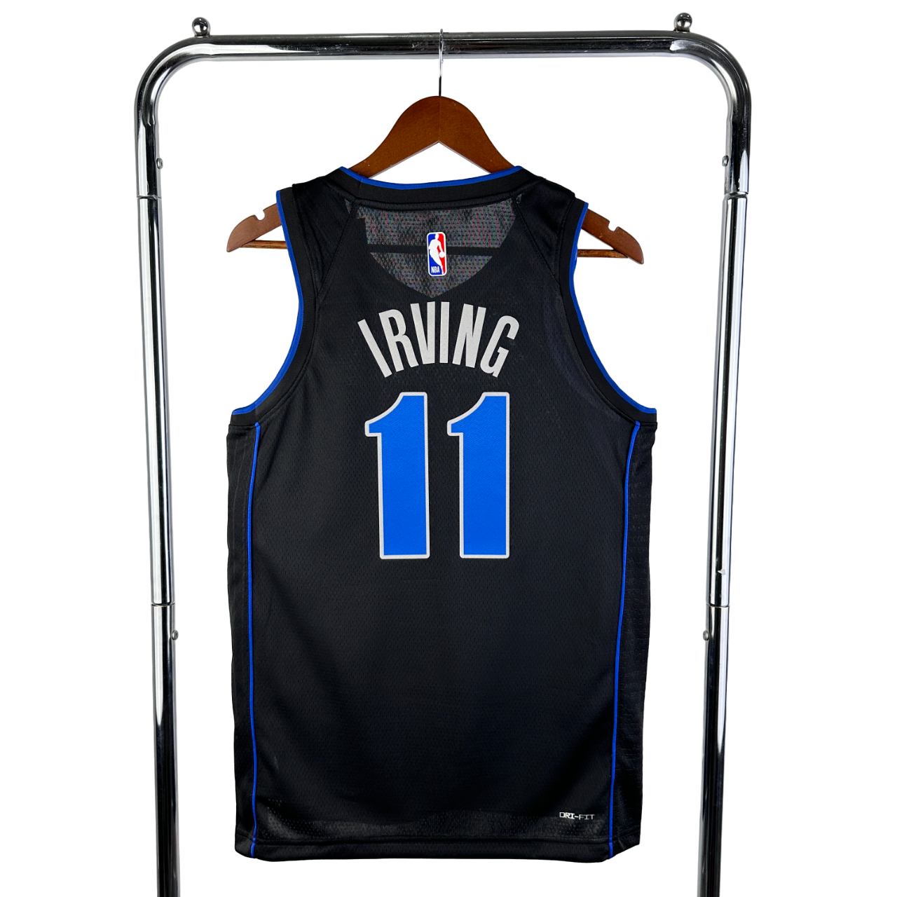 Regata NBA Dallas Mavericks Authentic Irving 11 - Preta - Imagem 2