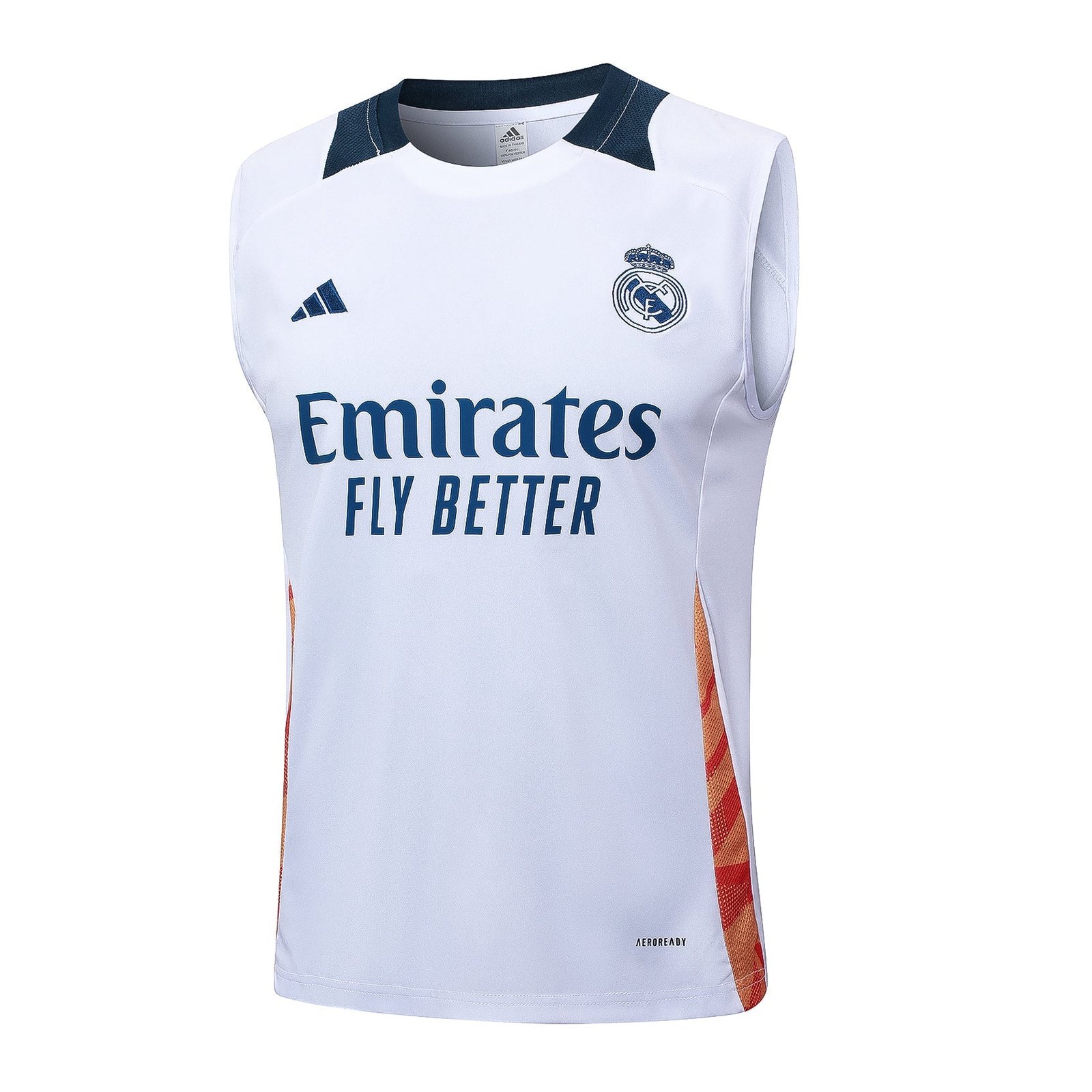 Conjunto Regata Real Madrid 2024/25 - Branca e Azul - Imagem 3