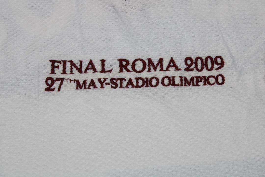 Camisa Manchester United Manga Longa Final Roma 2009 - Versão Retrô - Imagem 7