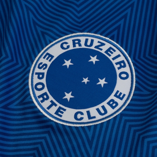 Camisa Cruzeiro I 25 Masculina Torcedor - Azul e Branca - Imagem 3