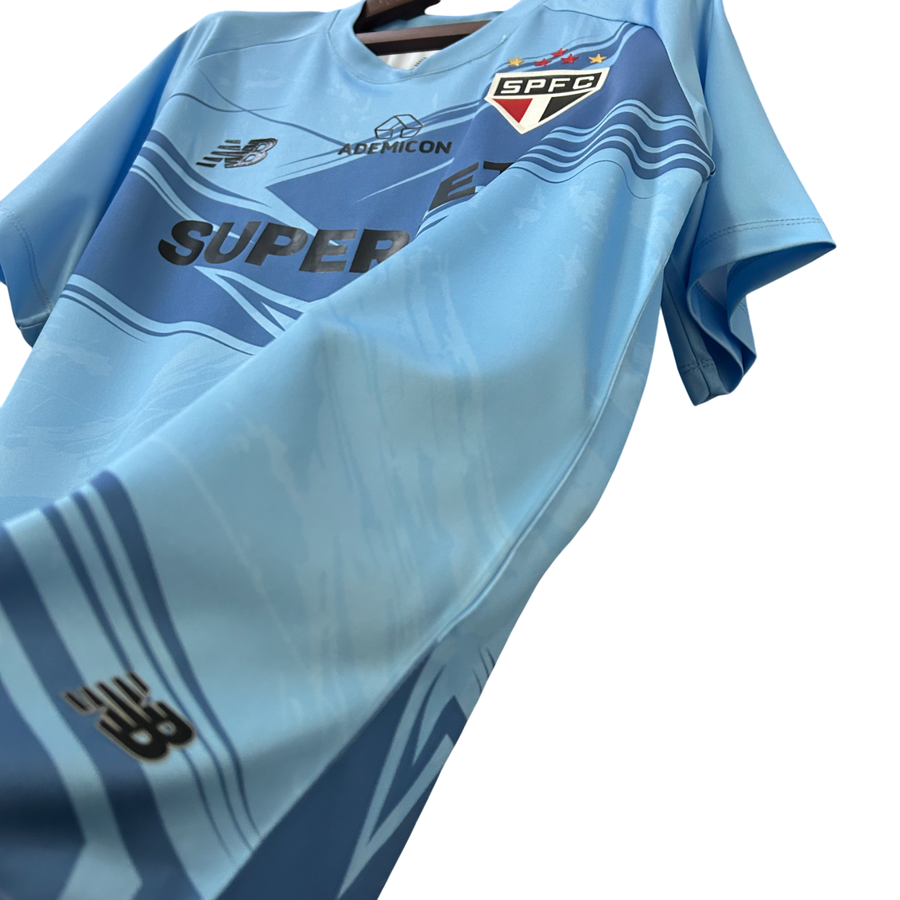 Camisa São Paulo Treino 25/26 Masculina - Azul - Imagem 5