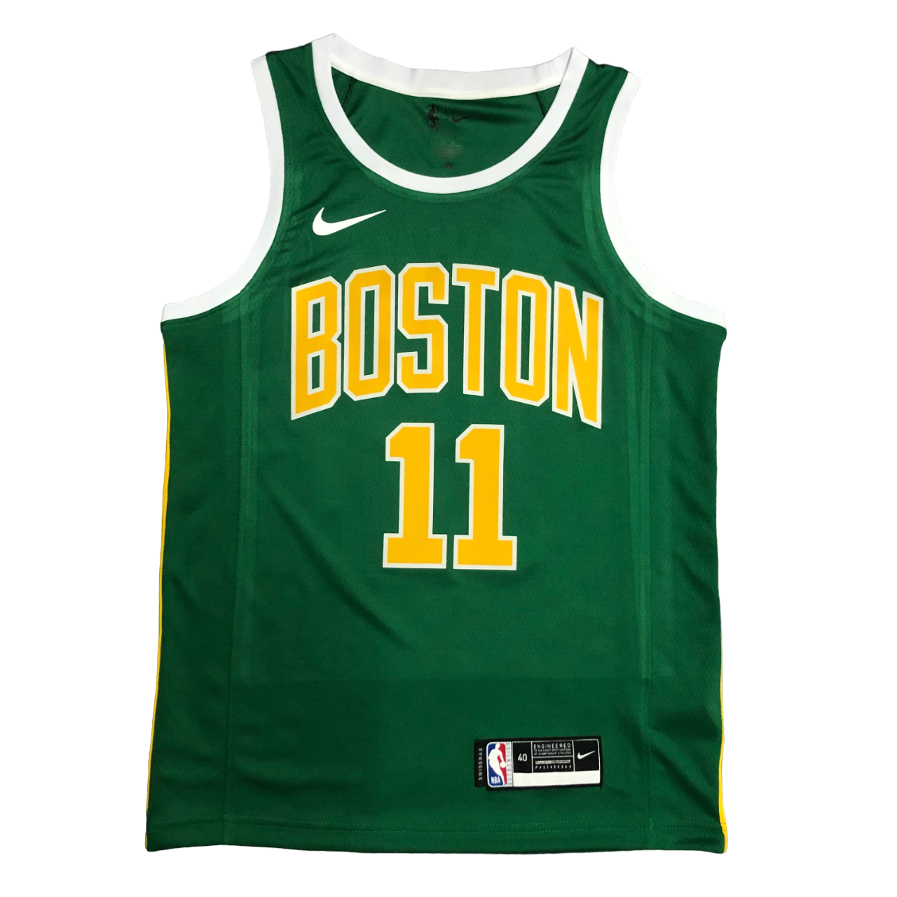 Regata NBA Boston Celtics Gold Authentic Irving 11 - Verde