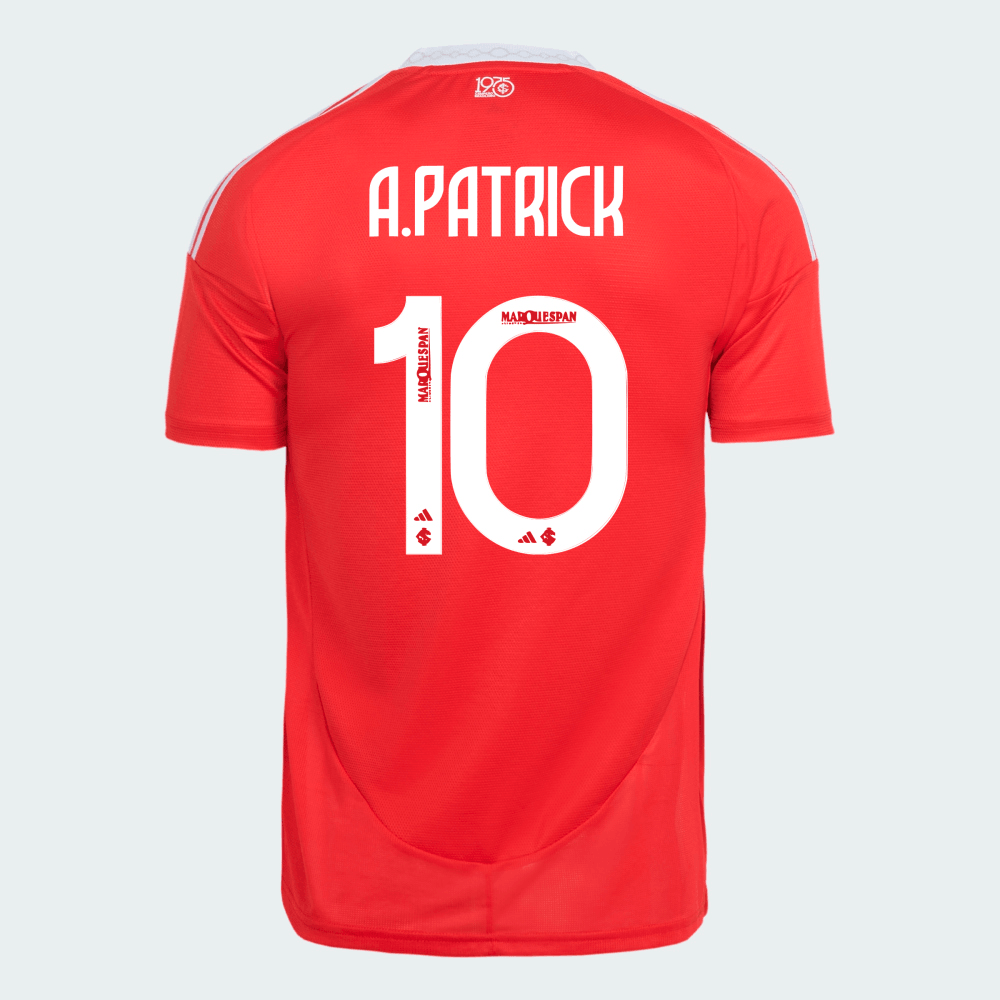 Camisa Internacional 2025/26 I - A. Patrick N° 10