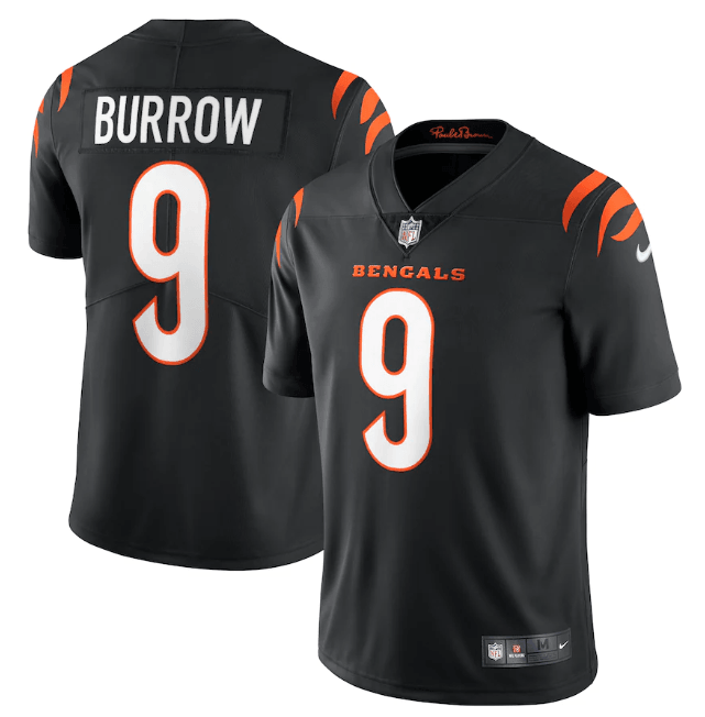 Camisa NFL Cincinnati Bengals Vapor Limited Jersey Preta - Imagem 2