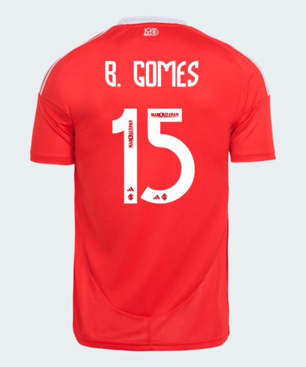 Camisa Internacional 2025/26 I - B. Gomes N° 15