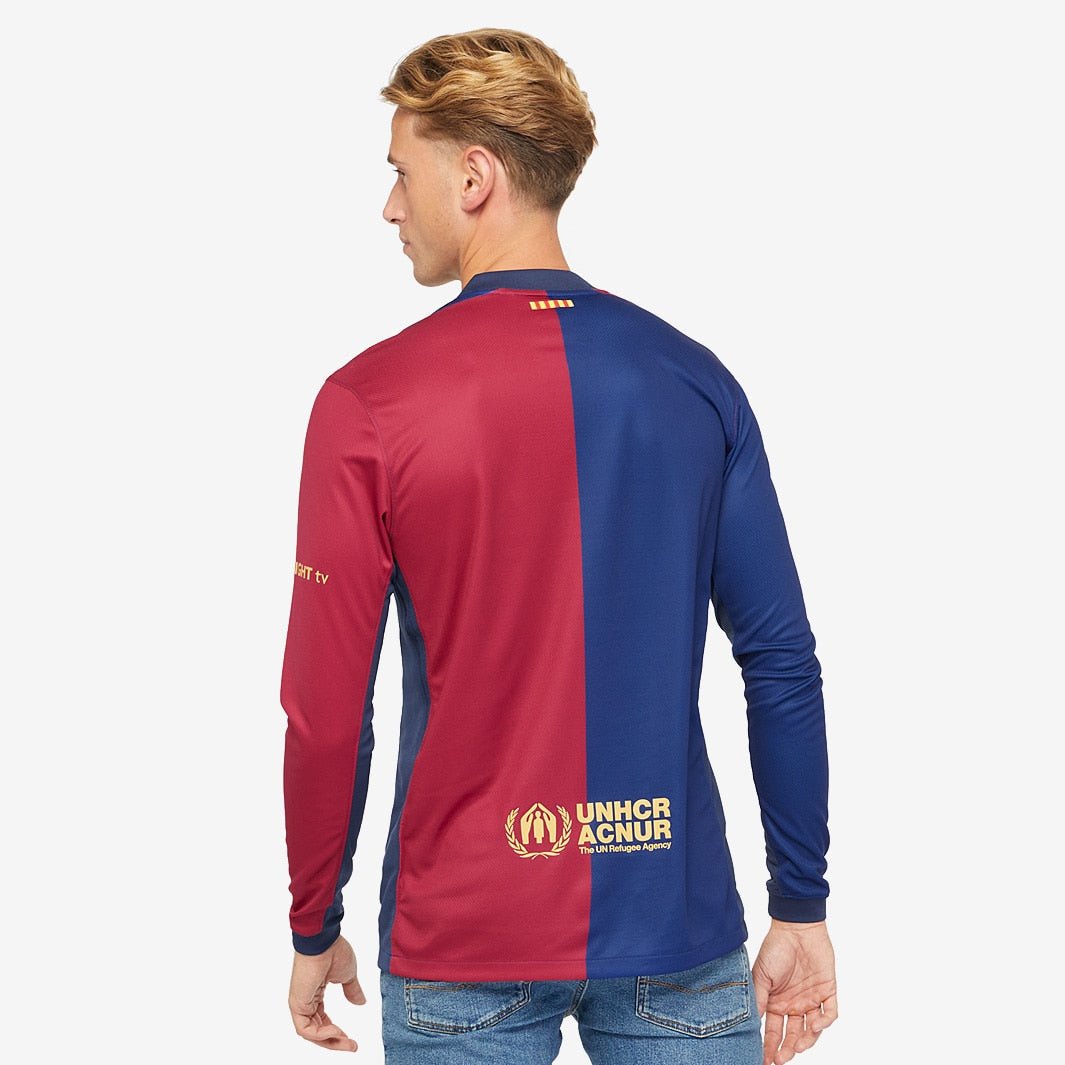 Camisa Barcelona Manga Longa Home 24/25 - Versão Retrô - Imagem 3