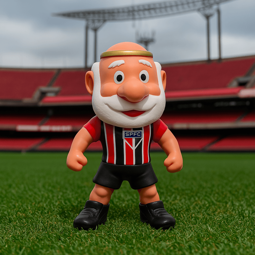 Mascote São Paulo O Santo Tricolor Camisa 2 - Imagem 4
