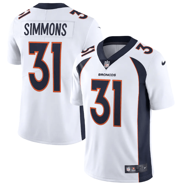 Camisa NFL Denver Broncos Vapor Limited Jersey Branca - Imagem 2