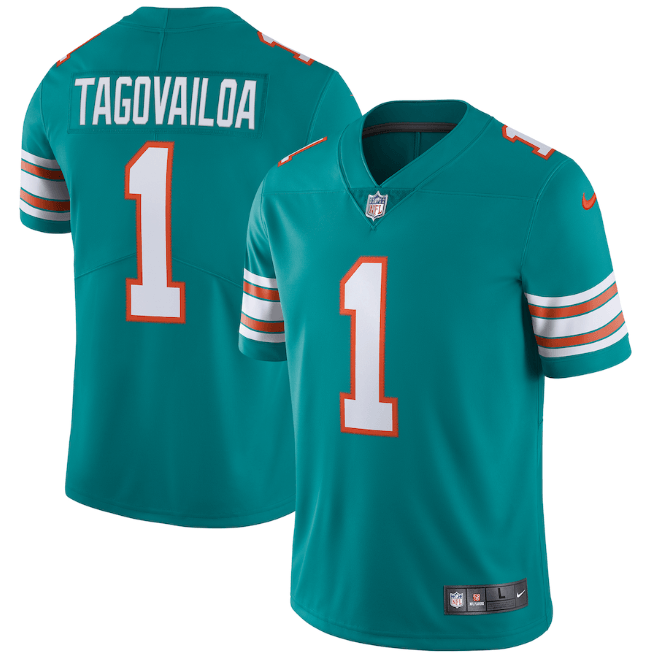Camisa NFL Miami Dolphins Vapor Limited Jersey Verde - Imagem 4