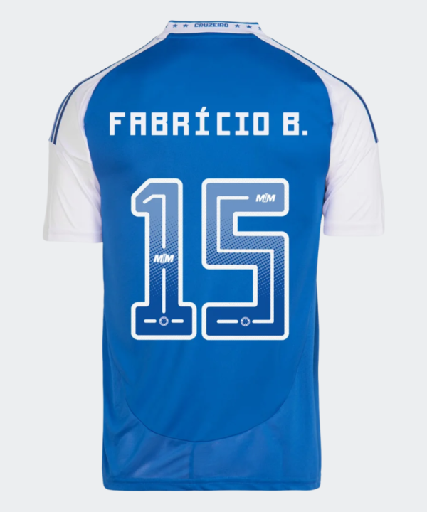 Camisa Cruzeiro 2025/26 I - FABRÍCIO B. Nº 15