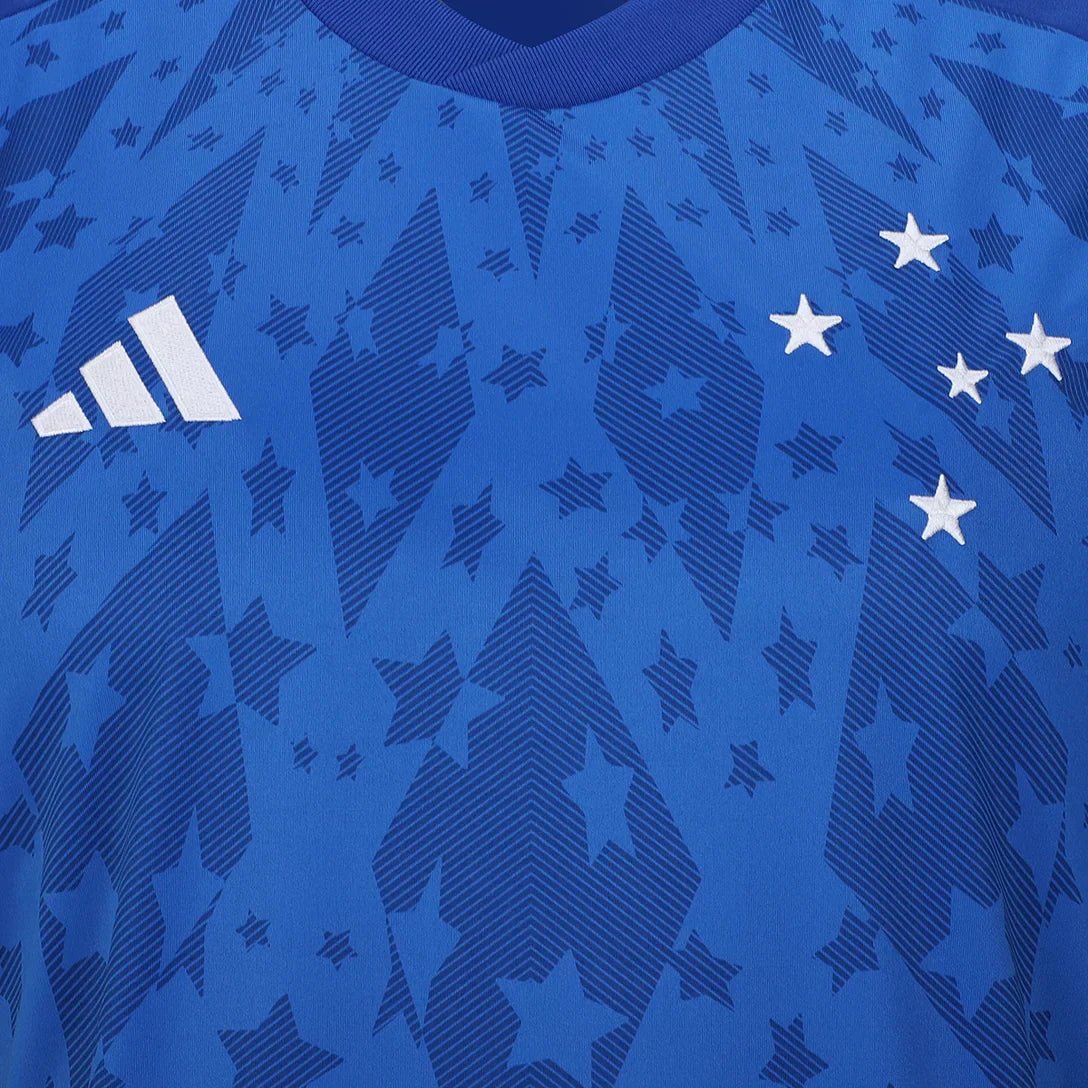 Camisa Cruzeiro 24/25 Home Torcedor - Azul e Branca - Imagem 3