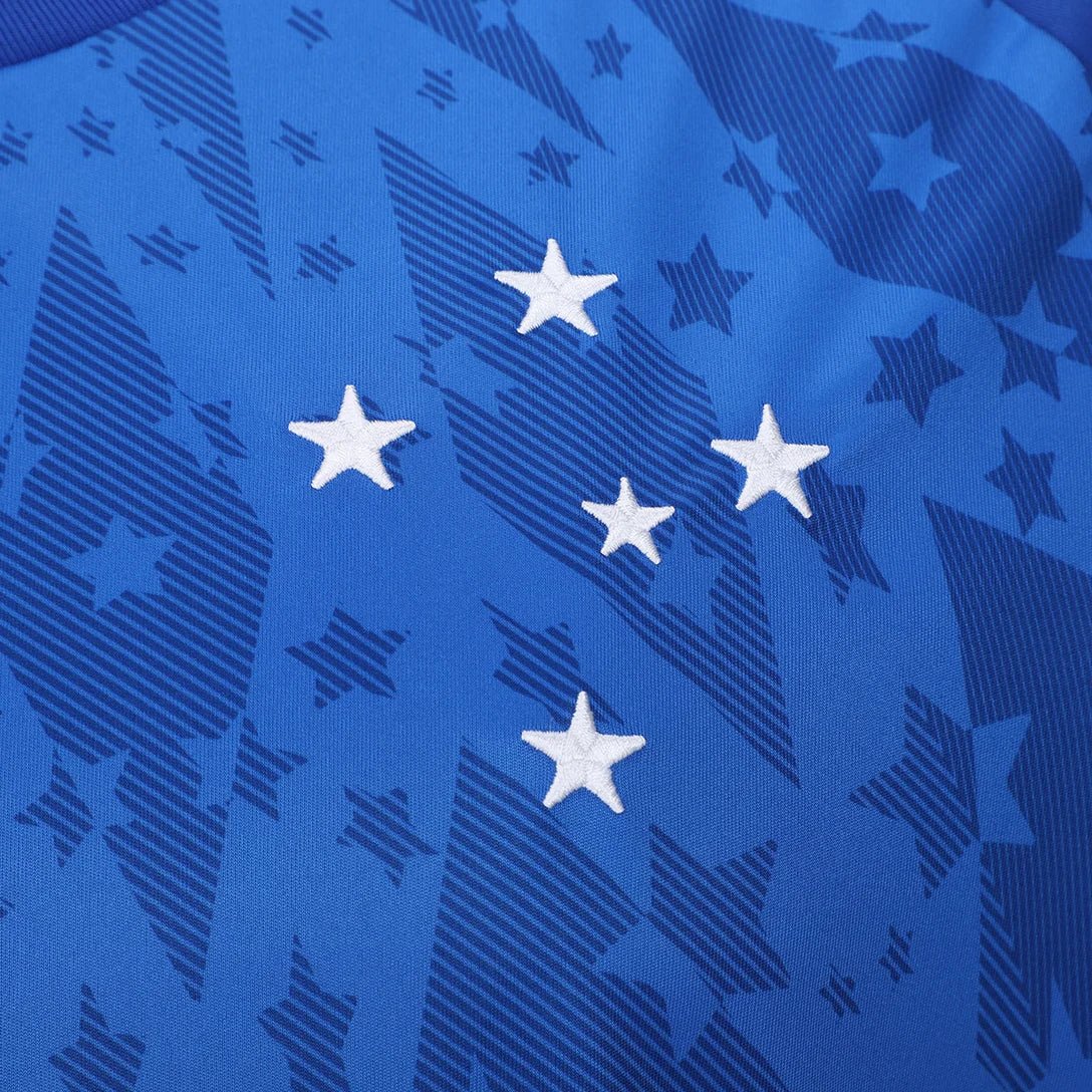 Camisa Cruzeiro 24/25 Home Torcedor - Azul e Branca - Imagem 4