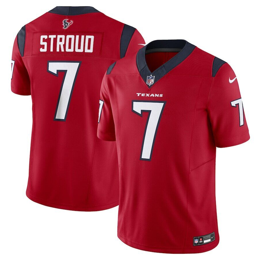 Camisa NFL Houston Texans Vapor F.U.S.E. Limited Jersey Vemelha Azul - Imagem 2