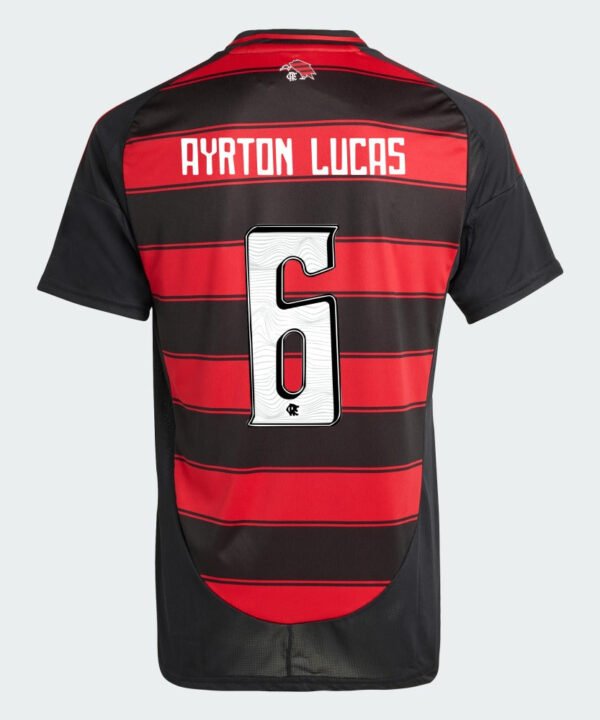 Camisa Flamengo 2025/26 I AYRTON LUCAS N° 6