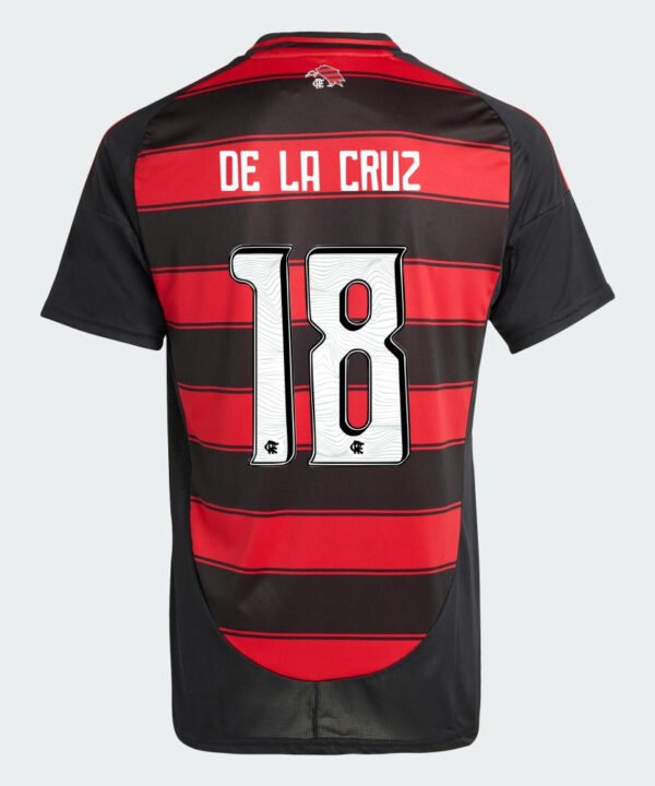 Camisa Flamengo 2025/26 I DE LA CRUZ N° 18